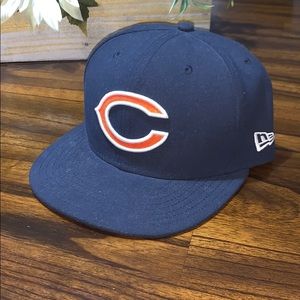 Chicago bears Navy fitted hat